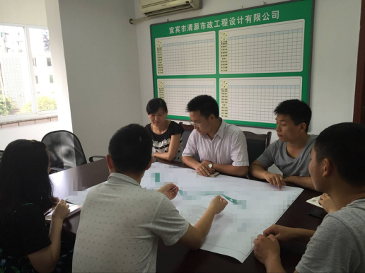 積極進步，設計公司組織新員工學習掌握全市供水概況